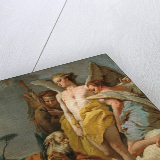 Abraham and the Three Angels, c.1770 by Giovanni Battista (1696-1770) Tiepolo