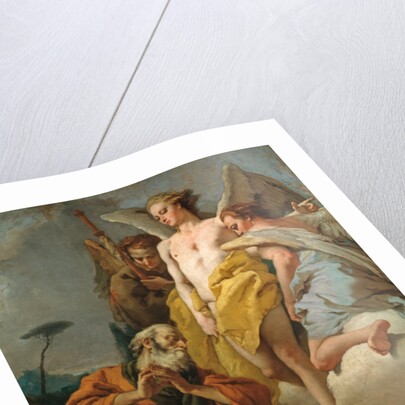 Abraham and the Three Angels, c.1770 by Giovanni Battista (1696-1770) Tiepolo