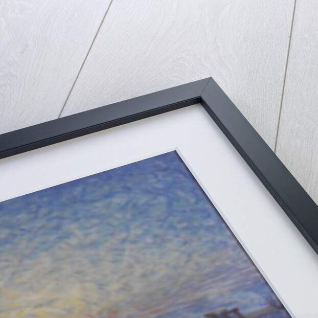 Sunrise over Stockholm rooftops, 1903 by Eugene Jansson