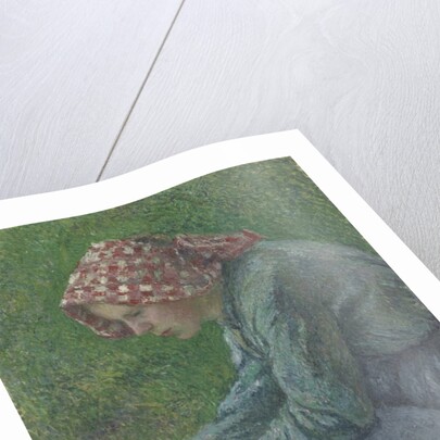 A Seated Peasant Woman, 1885 by Camille Pissarro