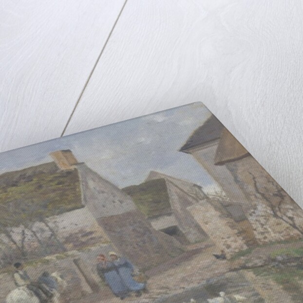 A Pond in Ennery, 1874 by Camille Pissarro