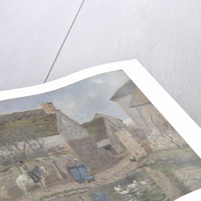 A Pond in Ennery, 1874 by Camille Pissarro