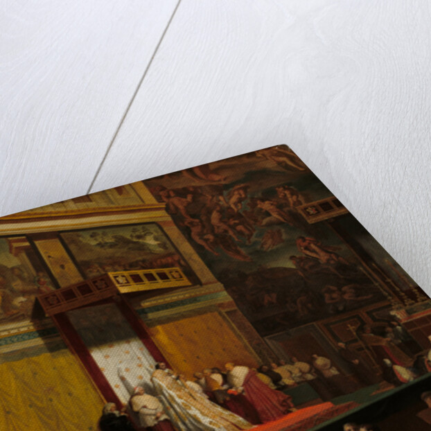 Pope Pius VII in the Sistine Chapel, 1814 by Jean Auguste Dominique Ingres