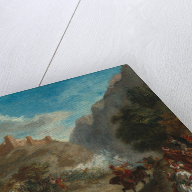 Arabs Skirmishing in the Mountains, 1863 by Ferdinand Victor Eugene Delacroix