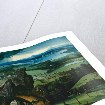 Landscape with St. Jerome, 1516-7 by Joachim Patenier or Patinir