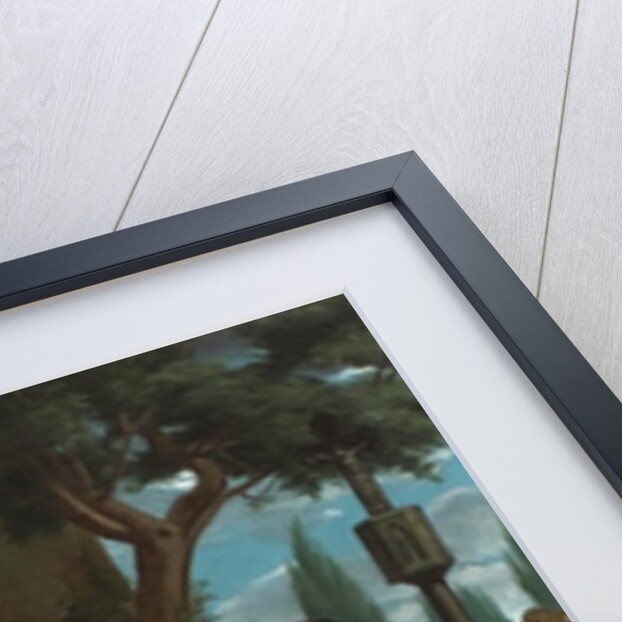 Columbus at the doors of the convent of Santa Maria de la Rabida asking for bread and water for his son, 1858 by Benito Mercade y Fabregas