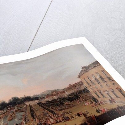 Ferdinand VI and Barbara of Braganza in the Gardens of Aranjuez, 1756 by Francesco Battaglioli