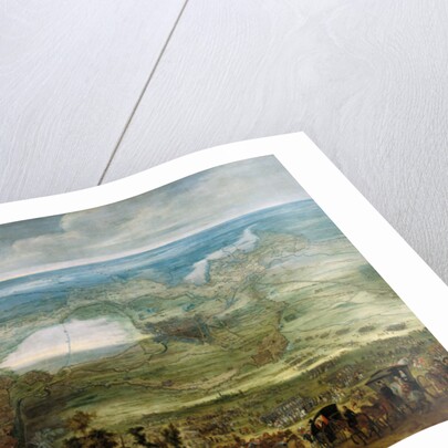 Isabel Clara Eugenia on the site of Breda by Peeter Snayers