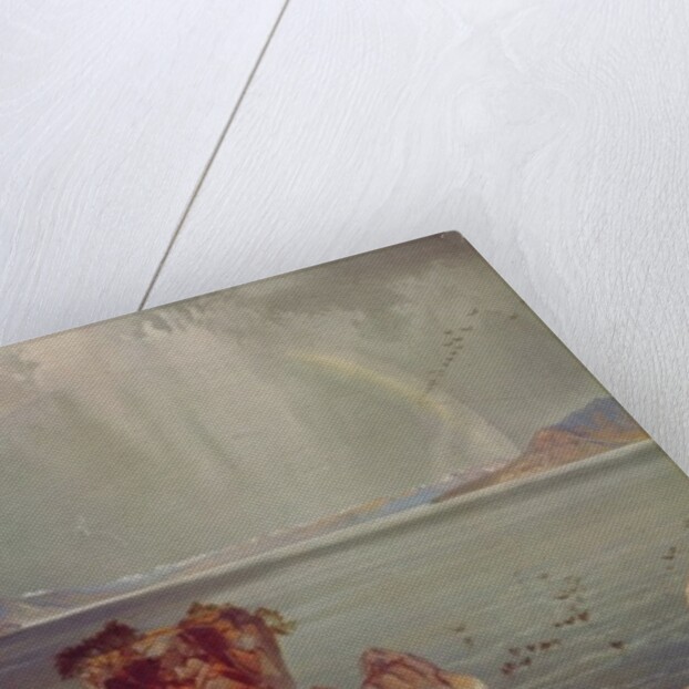 Yellowstone Lake, c.1875 by Louis Prang