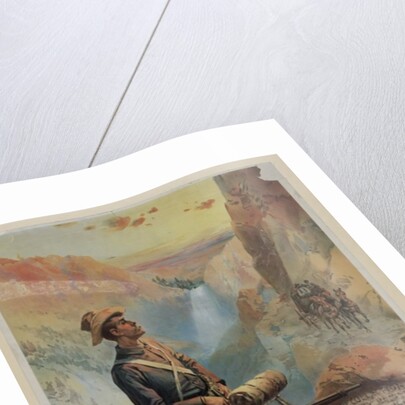 Golden Gate, sunset in the Yellowstone Park, c.1897 by Major and Knapp Sarony