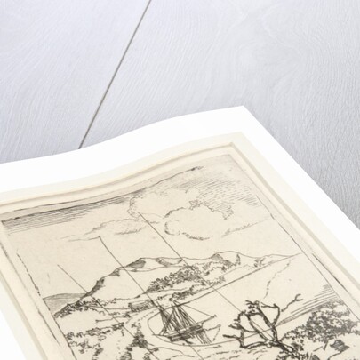 Greek Landscape, or The Anchorage by Edgar Degas