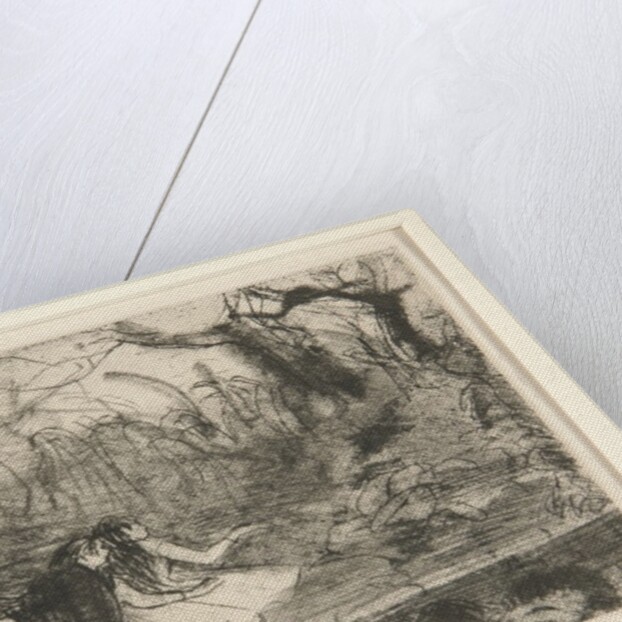 On Stage III, 1877 by Edgar Degas