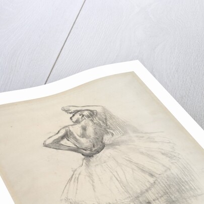 Danseuse debout, le bras droit levé , c.1891 by Edgar Degas