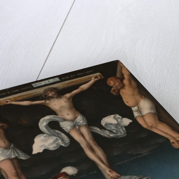 The Crucifixion with the Converted Centurion, 1538 by Lucas the Elder Cranach