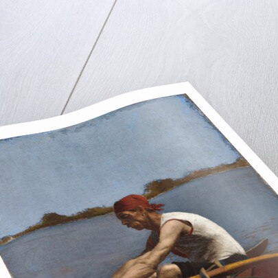 John Biglin in a Single Scull, 1874 by Thomas Cowperthwait Eakins
