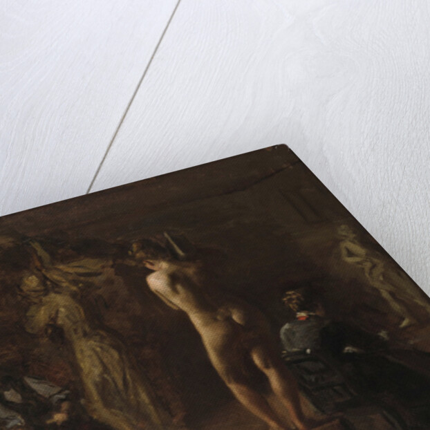 William Rush Carving His Allegorical Figure of the Schuylkill River, 1876 by Thomas Cowperthwait Eakins