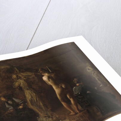 William Rush Carving His Allegorical Figure of the Schuylkill River, 1876 by Thomas Cowperthwait Eakins