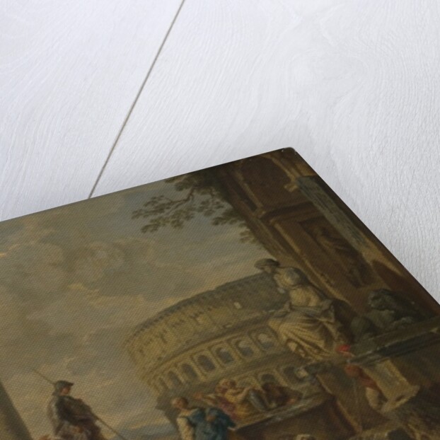 The Coliseum amongst Roman Ruins, c.1730 by Giovanni Paolo Pannini