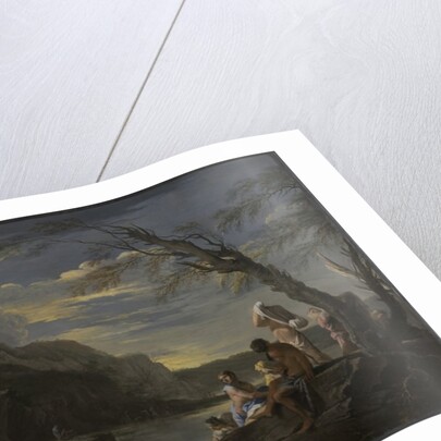 Landscape with Bathers, c.1660 by Salvator Rosa