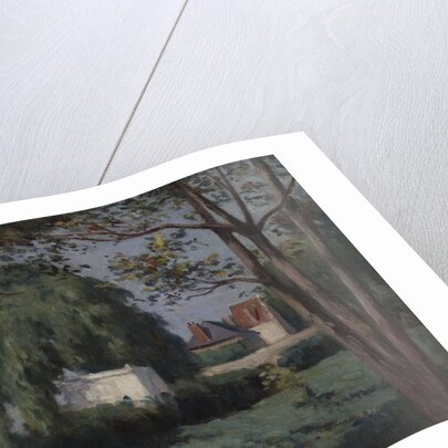 Country Scene with Three Houses and Trees, c.1900 by Maximilien Luce