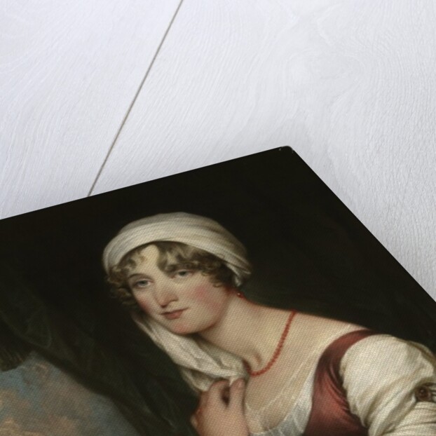 Sarah Trumbull with a Spaniel, c.1802 by John Trumbull