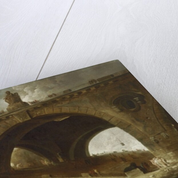 The Old Bridge, c.1760 by Hubert Robert