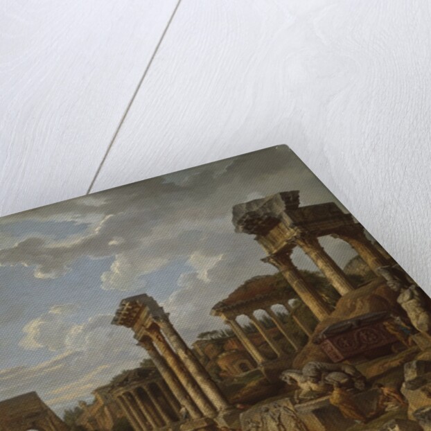 A Capriccio of the Roman Forum, 1741 by Giovanni Paolo Pannini or Panini