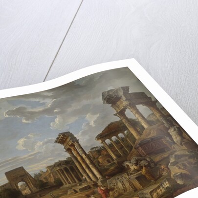 A Capriccio of the Roman Forum, 1741 by Giovanni Paolo Pannini or Panini