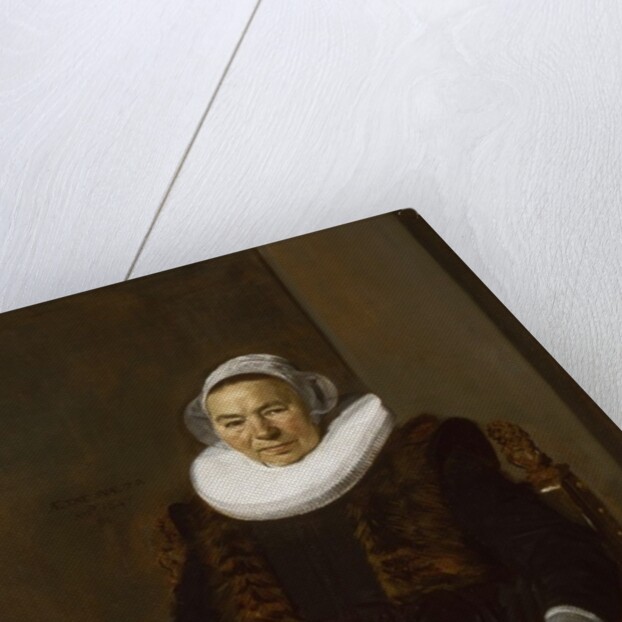 Portrait of an Elderly Woman, traditionally called Mevrouw Bodolphe, 1643 by Frans Hals