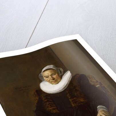 Portrait of an Elderly Woman, traditionally called Mevrouw Bodolphe, 1643 by Frans Hals