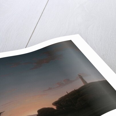 Lighthouse at Camden, Maine, 1851 by Fitz Henry Lane