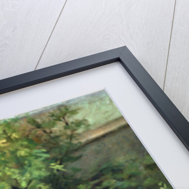 A Rose Garden, 1862 by Camille Pissarro