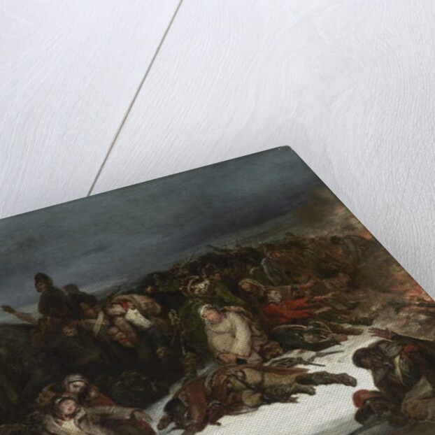 The Retreat of Napoleon’s Army from Russia in 1812, 1826 by Ary Scheffer