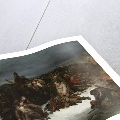 The Retreat of Napoleon’s Army from Russia in 1812, 1826 by Ary Scheffer