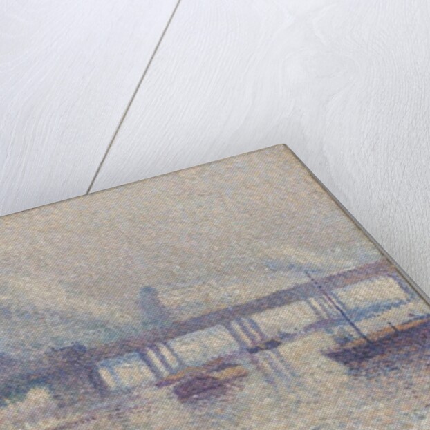 The Banks of the Seine River in Paris, 1893 by Maximilien Luce