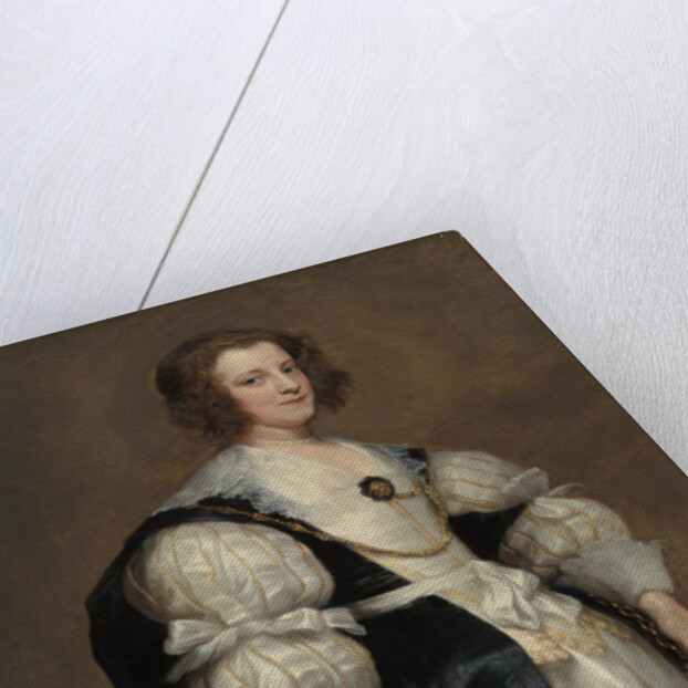 Lady with a Fan, c.1628 by Anthony van Dyck