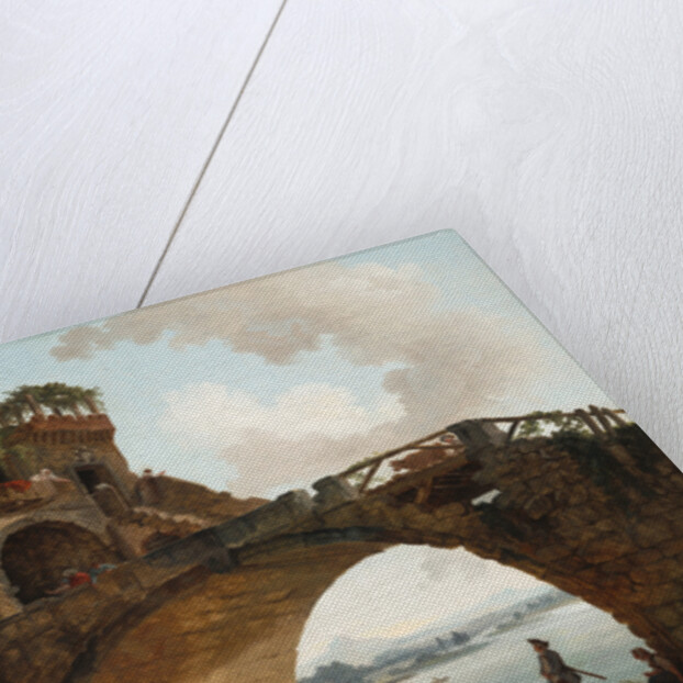 The Ponte Salario, c.1775 by Hubert Robert