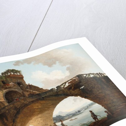 The Ponte Salario, c.1775 by Hubert Robert