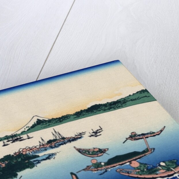 Tsukada Island in the Musashi province, c.1830 by Katsushika Hokusai