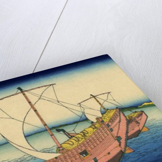 The Kazusa sea route, c.1830 by Katsushika Hokusai