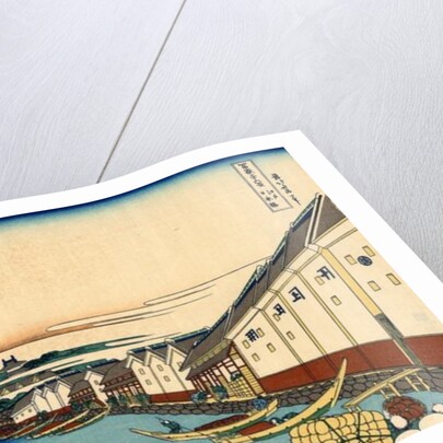 Nihonbashi bridge in Edo, c.1830 by Katsushika Hokusai