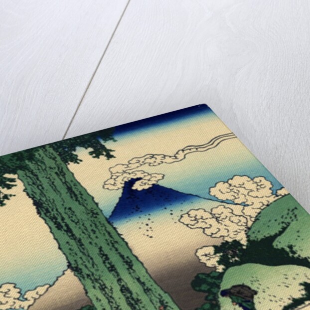 Mishima pass in Kai province, c.1830 by Katsushika Hokusai