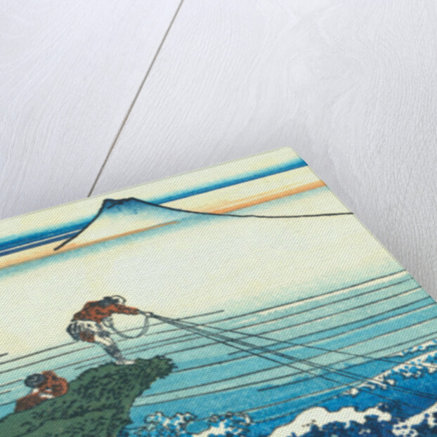 Fisherman in Kajikazawa, Kai province, 1830-1835 by Katsushika Hokusai
