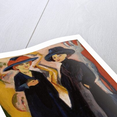 Two Women, c.1910s by Ernst Ludwig Kirchner