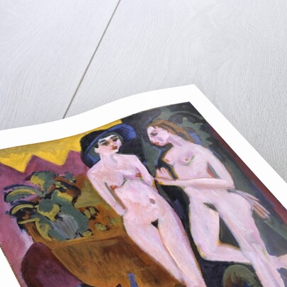 Two Nudes in a Room, 1914 by Ernst Ludwig Kirchner
