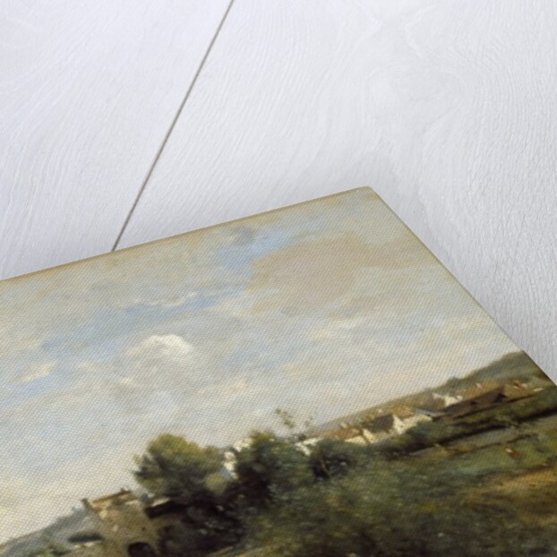 Seine and Old Bridge at Limay, 1872 by Jean Baptiste Camille Corot