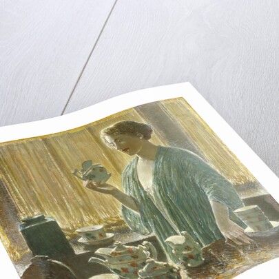 Strawberry Tea Set, 1912 by Childe Frederick Hassam