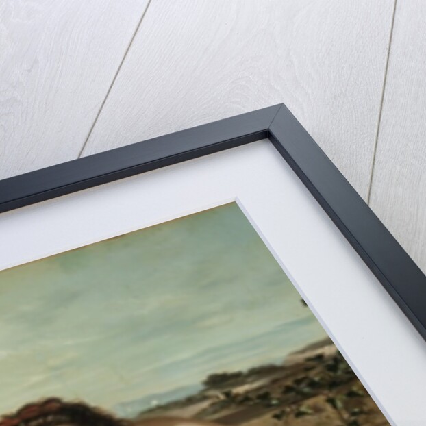 Portrait of a Girl with a Dog, 1879 by Ernest Narjot