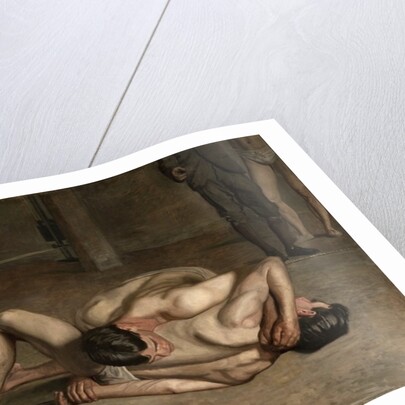 Wrestlers, 1899 by Thomas Cowperthwait Eakins