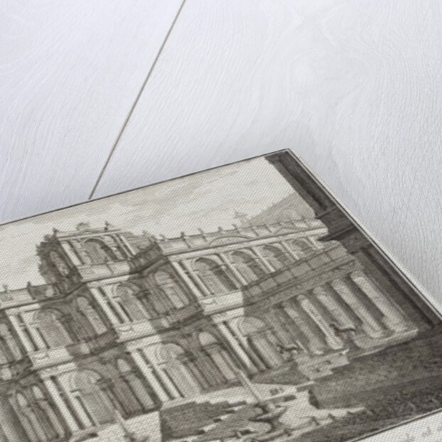 Ancient Forum Surrounded by Porticoes, c.1743 by Giovanni Battista Piranesi